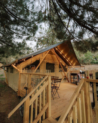 Desert Oasis Glamping at Huttopia Paradise Springs