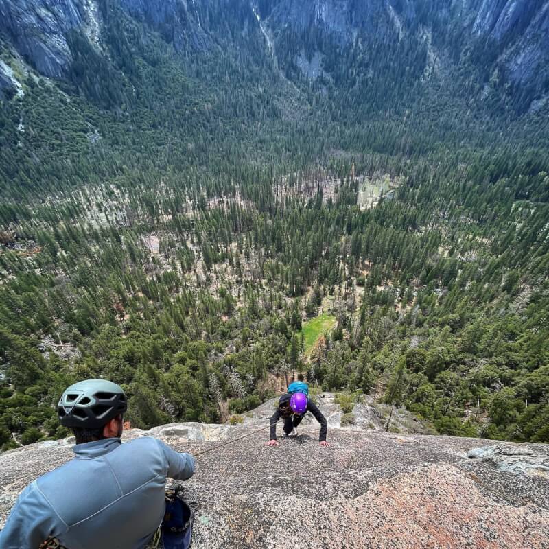 Rock Climbing At Yosemite National Park